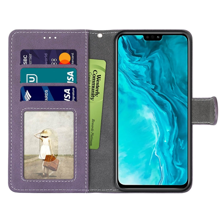For Huawei Honor 9X Lite Retro Frosted Horizontal Flip PU Leather Case with Holder & Card Slots & Wallet & Photo Frame