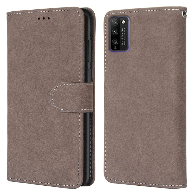 For Huawei Honor 30 Lite Retro Frosted Horizontal Flip PU Leather Case with Holder & Card Slots & Wallet & Photo Frame