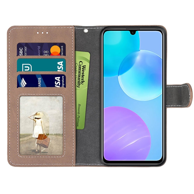 For Huawei Honor 30 Lite Retro Frosted Horizontal Flip PU Leather Case with Holder & Card Slots & Wallet & Photo Frame