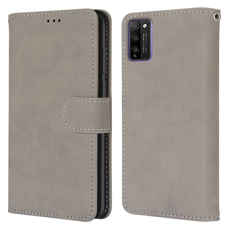 For Huawei Honor 30 Lite Retro Frosted Horizontal Flip PU Leather Case with Holder & Card Slots & Wallet & Photo Frame