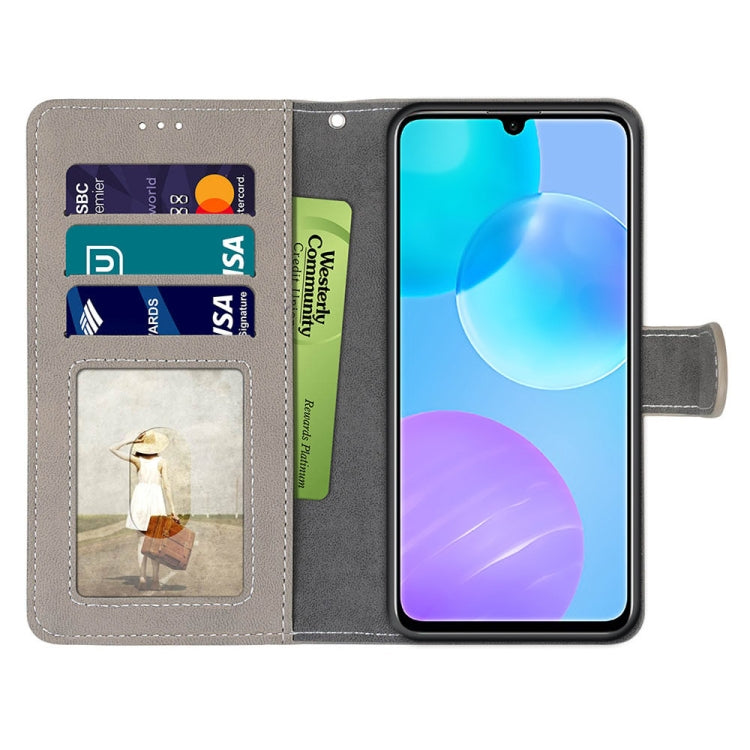 For Huawei Honor 30 Lite Retro Frosted Horizontal Flip PU Leather Case with Holder & Card Slots & Wallet & Photo Frame