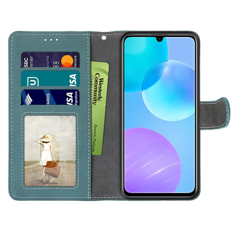 For Huawei Honor 30 Lite Retro Frosted Horizontal Flip PU Leather Case with Holder & Card Slots & Wallet & Photo Frame