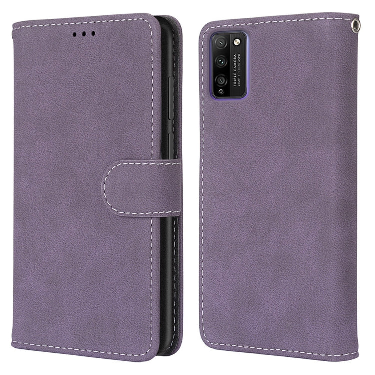 For Huawei Honor 30 Lite Retro Frosted Horizontal Flip PU Leather Case with Holder & Card Slots & Wallet & Photo Frame