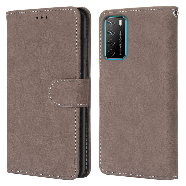 For Huawei Honor Play4 Retro Frosted Horizontal Flip PU Leather Case with Holder & Card Slots & Wallet & Photo Frame