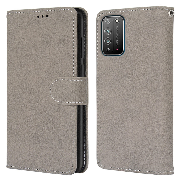 For Huawei Honor X10 / X10 Pro Retro Frosted Horizontal Flip PU Leather Case with Holder & Card Slots & Wallet & Photo Frame