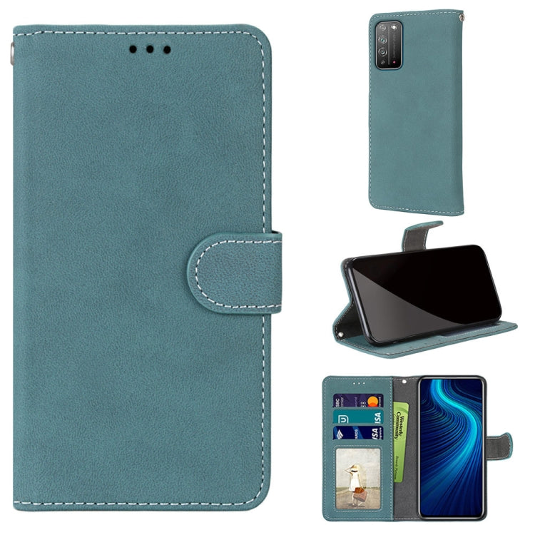 For Huawei Honor X10 / X10 Pro Retro Frosted Horizontal Flip PU Leather Case with Holder & Card Slots & Wallet & Photo Frame