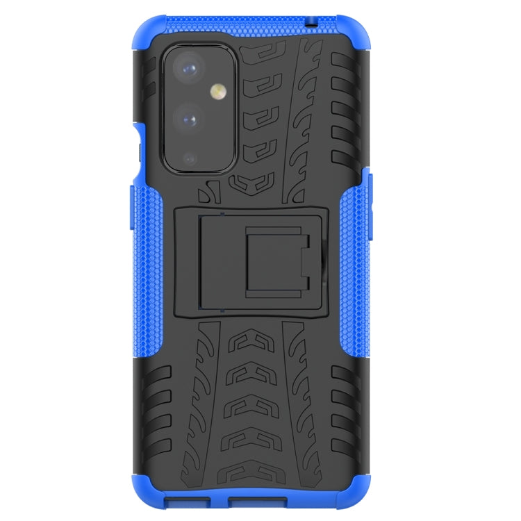 For OnePlus 9 Tire Texture Shockproof TPU+PC Protective Case with Holder