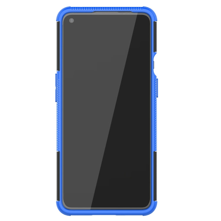 For OnePlus 9 Tire Texture Shockproof TPU+PC Protective Case with Holder