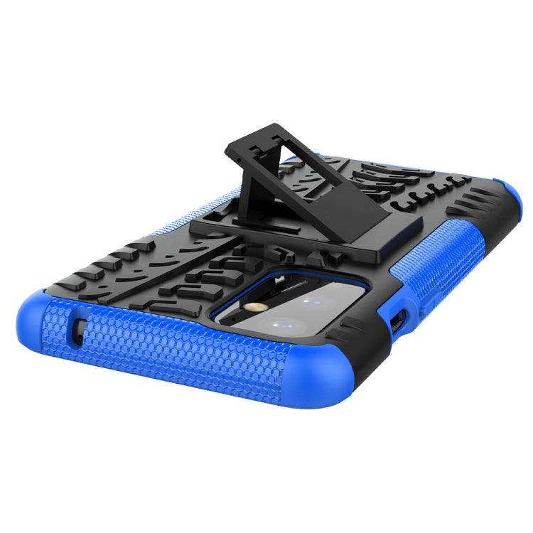 For OnePlus 9 Tire Texture Shockproof TPU+PC Protective Case with Holder