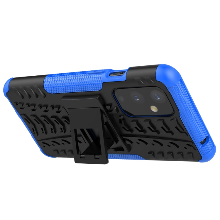For OnePlus 9 Tire Texture Shockproof TPU+PC Protective Case with Holder