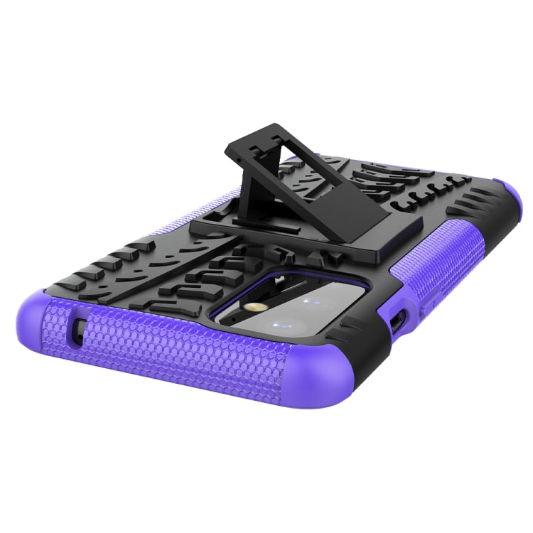 For OnePlus 9 Tire Texture Shockproof TPU+PC Protective Case with Holder