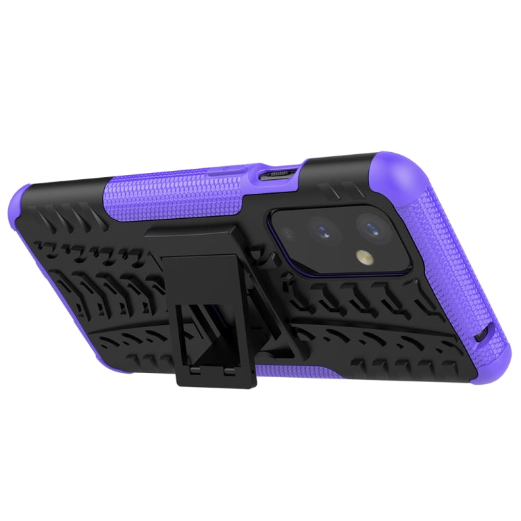 For OnePlus 9 Tire Texture Shockproof TPU+PC Protective Case with Holder