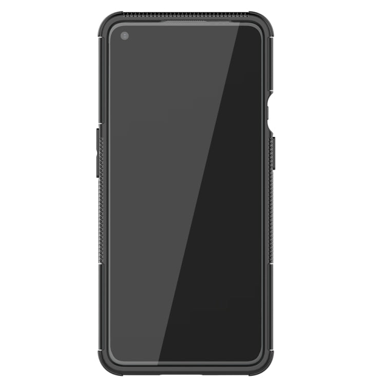 For OnePlus 9 Tire Texture Shockproof TPU+PC Protective Case with Holder