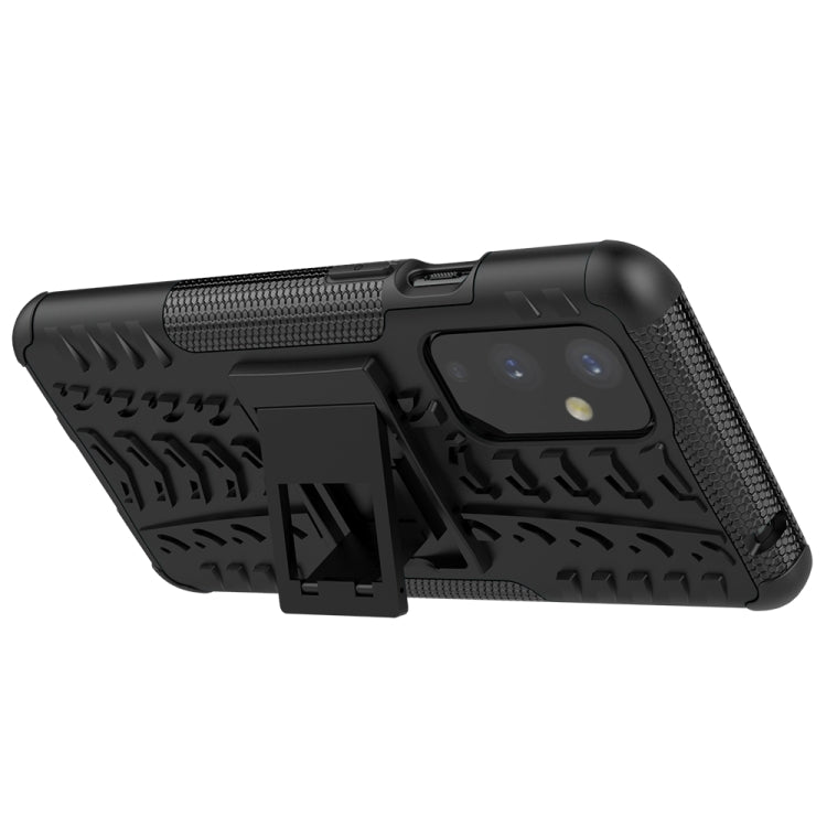 For OnePlus 9 Tire Texture Shockproof TPU+PC Protective Case with Holder