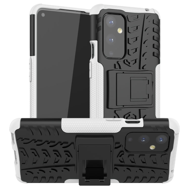 For OnePlus 9 Tire Texture Shockproof TPU+PC Protective Case with Holder