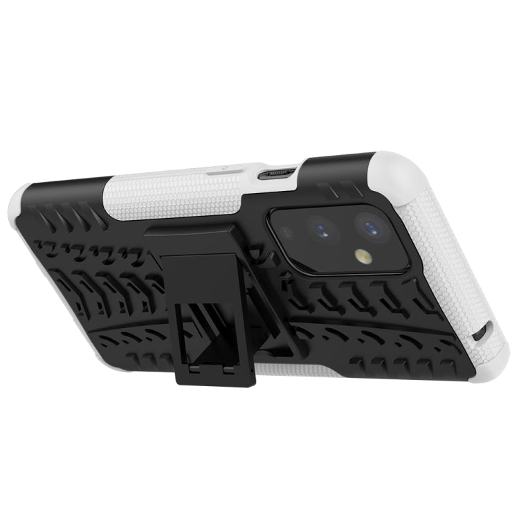 For OnePlus 9 Tire Texture Shockproof TPU+PC Protective Case with Holder