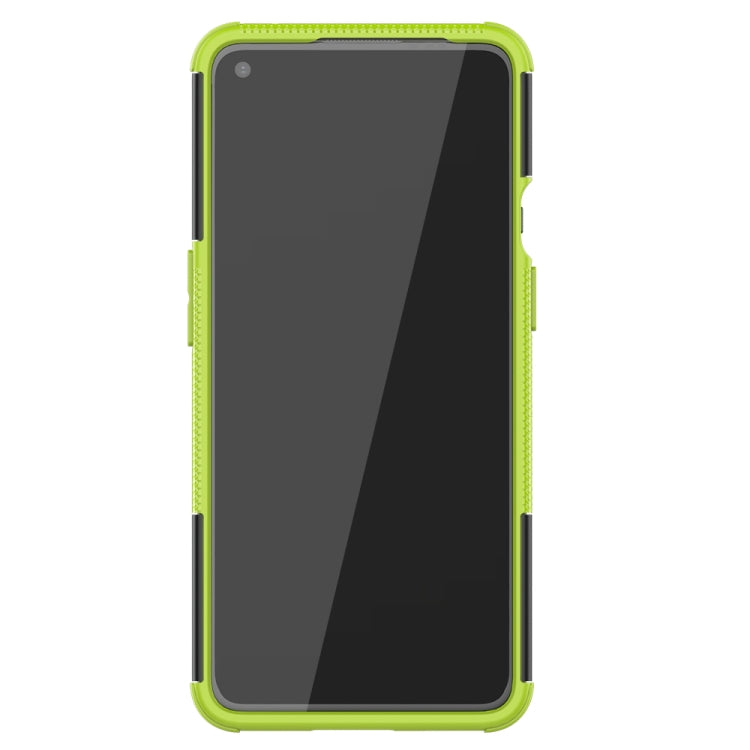 For OnePlus 9 Tire Texture Shockproof TPU+PC Protective Case with Holder
