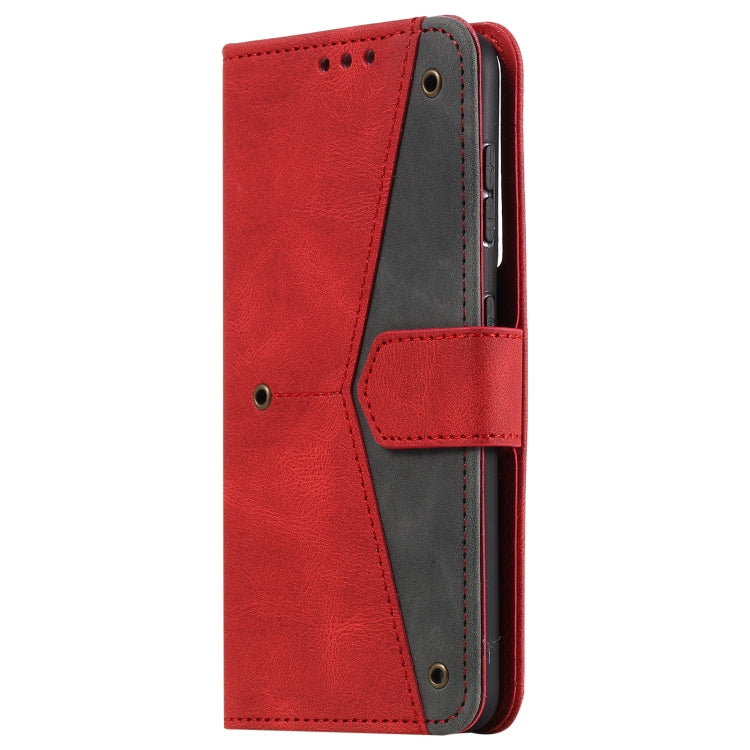 For Samsung Galaxy S21 5G Stitching Calf Texture Horizontal Flip Leather Case with Holder & Card Slots & Wallet