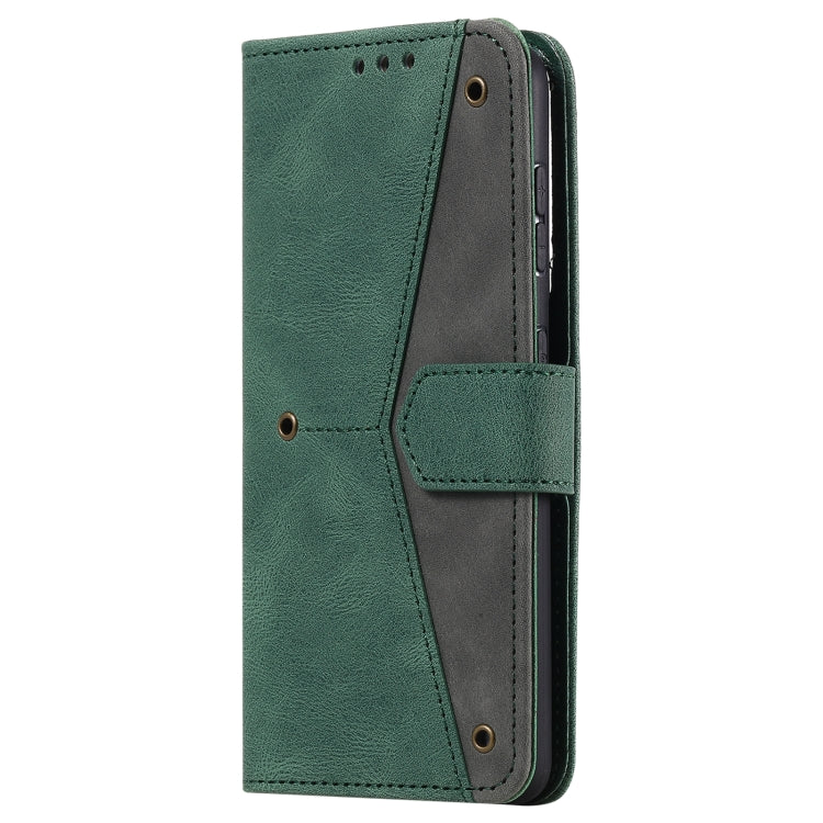 For Samsung Galaxy S21 5G Stitching Calf Texture Horizontal Flip Leather Case with Holder & Card Slots & Wallet