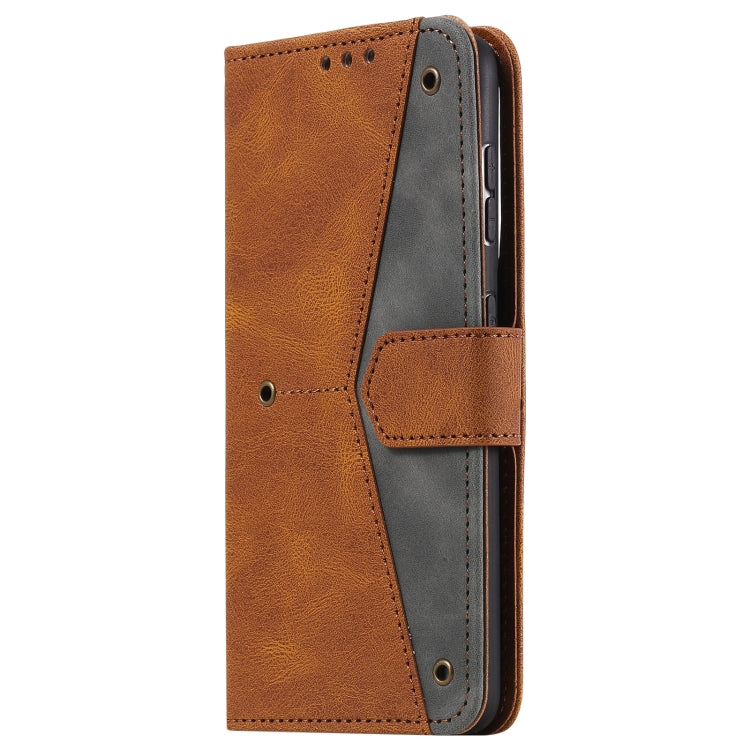 For Samsung Galaxy S21+ 5G Stitching Calf Texture Horizontal Flip Leather Case with Holder & Card Slots & Wallet