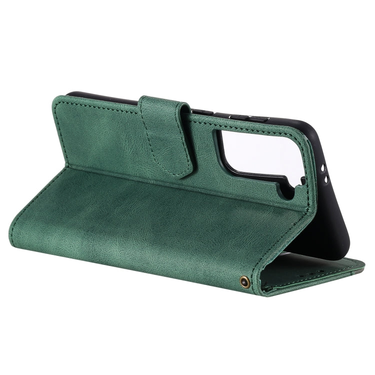 For Samsung Galaxy S21 Ultra 5G Stitching Calf Texture Horizontal Flip Leather Case with Holder & Card Slots & Wallet