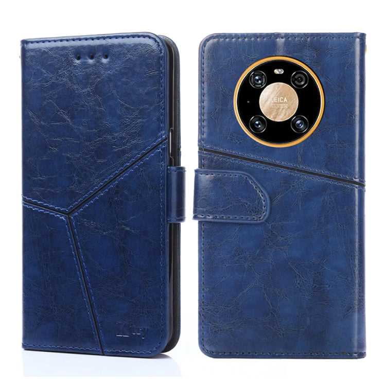For Huawei Mate 40 Geometric Stitching Horizontal Flip TPU + PU Leather Case with Holder & Card Slots & Wallet