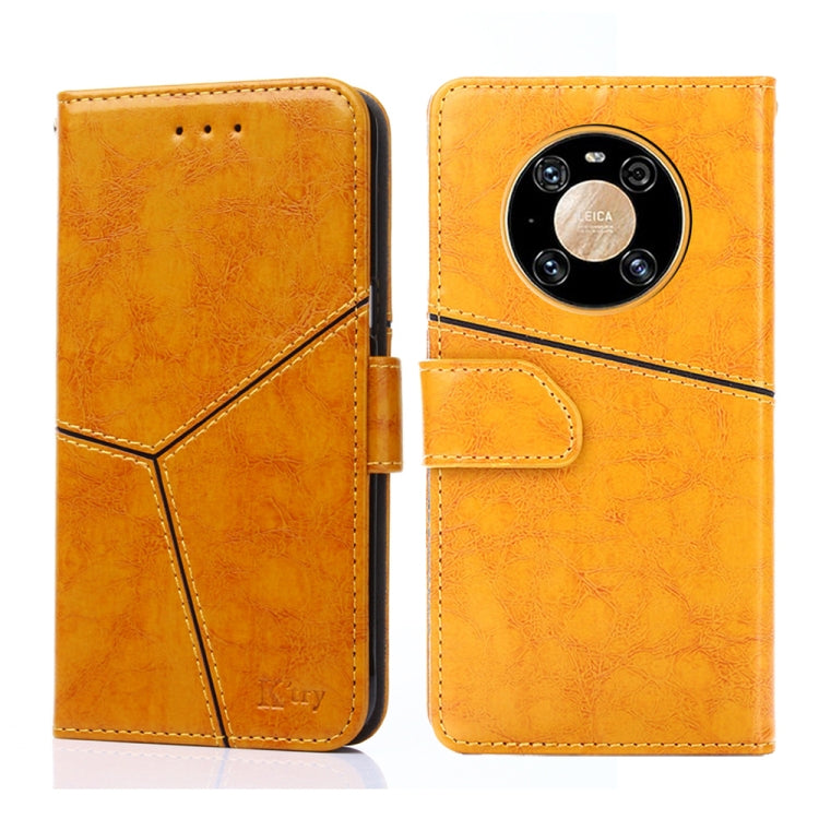 For Huawei Mate 40 Geometric Stitching Horizontal Flip TPU + PU Leather Case with Holder & Card Slots & Wallet