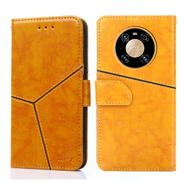 For Huawei Mate 40 Pro Geometric Stitching Horizontal Flip TPU + PU Leather Case with Holder & Card Slots & Wallet
