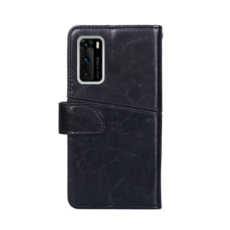 For Huawei P40 Geometric Stitching Horizontal Flip TPU + PU Leather Case with Holder & Card Slots & Wallet