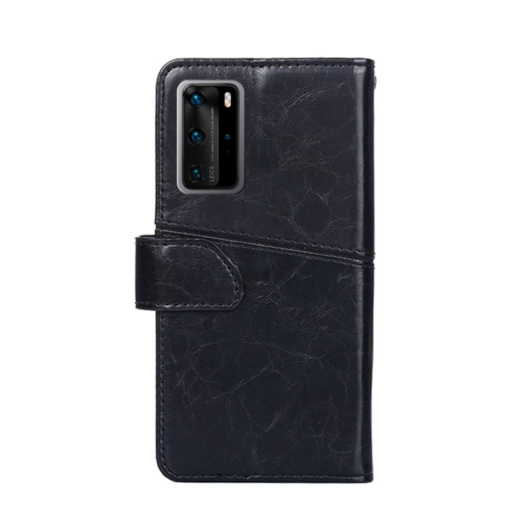 For Huawei P40 Pro Geometric Stitching Horizontal Flip TPU + PU Leather Case with Holder & Card Slots & Wallet
