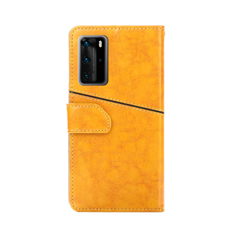 For Huawei P40 Pro Geometric Stitching Horizontal Flip TPU + PU Leather Case with Holder & Card Slots & Wallet
