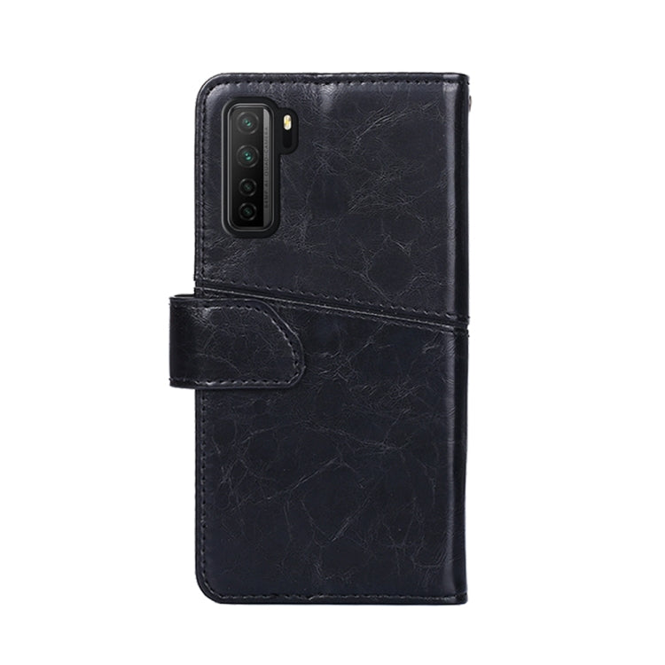 For Huawei P40 lite 5G Geometric Stitching Horizontal Flip TPU + PU Leather Case with Holder & Card Slots & Wallet