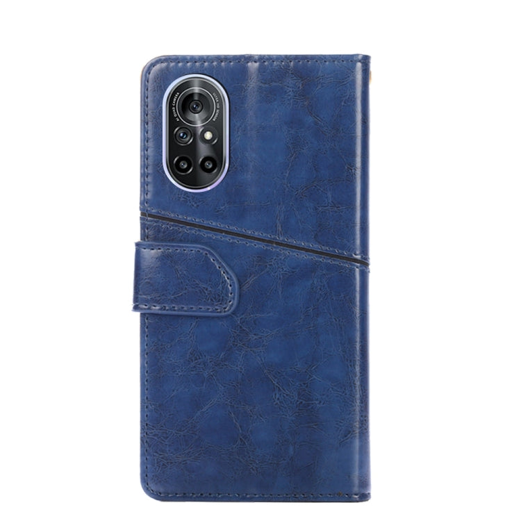 For Huawei nova 8 5G Geometric Stitching Horizontal Flip TPU + PU Leather Case with Holder & Card Slots & Wallet