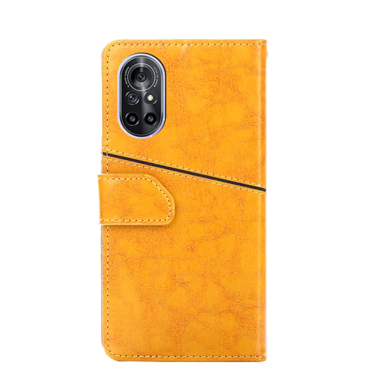 For Huawei nova 8 5G Geometric Stitching Horizontal Flip TPU + PU Leather Case with Holder & Card Slots & Wallet