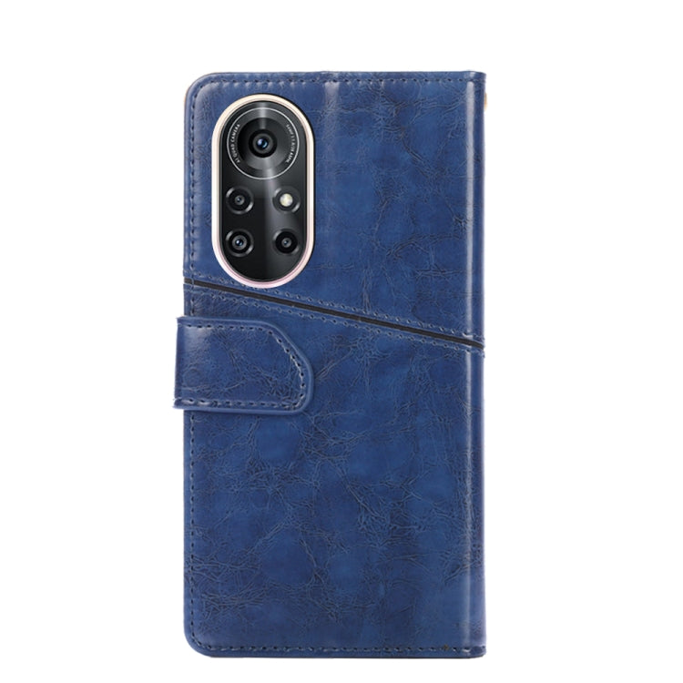 For Huawei nova 8 Pro 5G Geometric Stitching Horizontal Flip TPU + PU Leather Case with Holder & Card Slots & Wallet