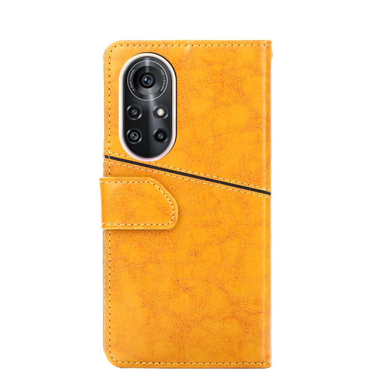 For Huawei nova 8 Pro 5G Geometric Stitching Horizontal Flip TPU + PU Leather Case with Holder & Card Slots & Wallet