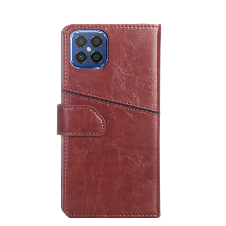 For Huawei nova 8 SE Geometric Stitching Horizontal Flip TPU + PU Leather Case with Holder & Card Slots & Wallet