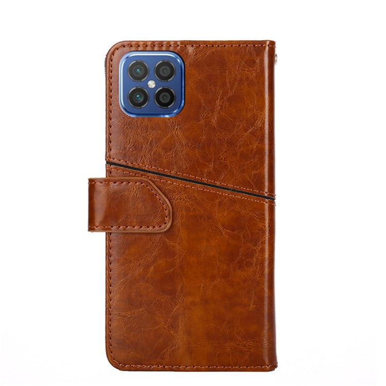 For Huawei nova 8 SE Geometric Stitching Horizontal Flip TPU + PU Leather Case with Holder & Card Slots & Wallet