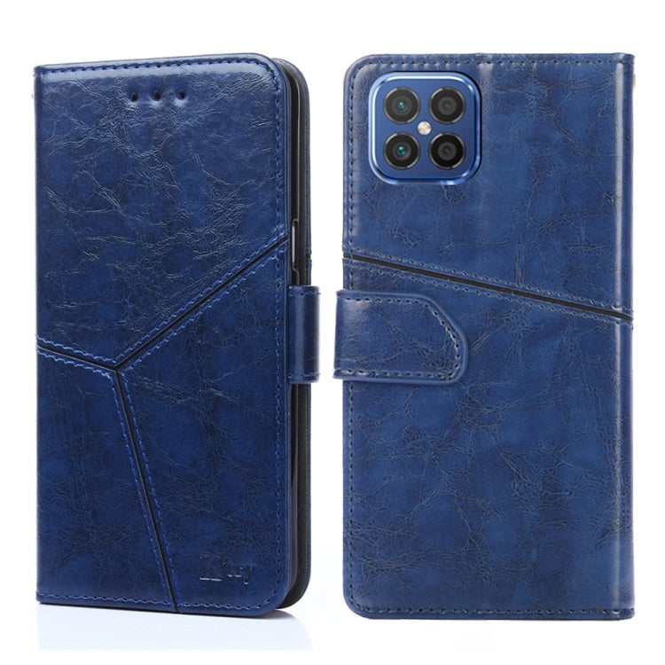 For Huawei nova 8 SE Geometric Stitching Horizontal Flip TPU + PU Leather Case with Holder & Card Slots & Wallet