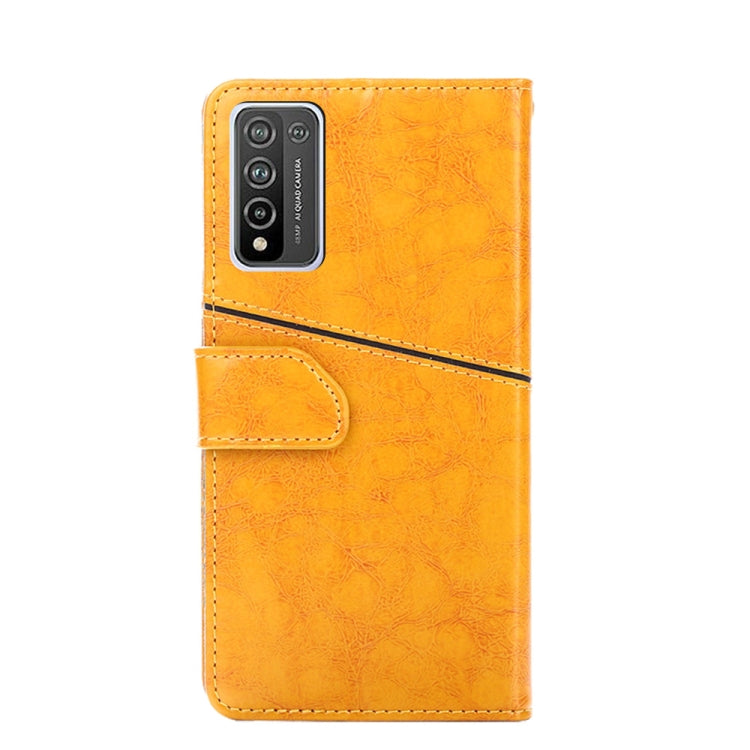 For Huawei Honor 10X Lite Geometric Stitching Horizontal Flip TPU + PU Leather Case with Holder & Card Slots & Wallet
