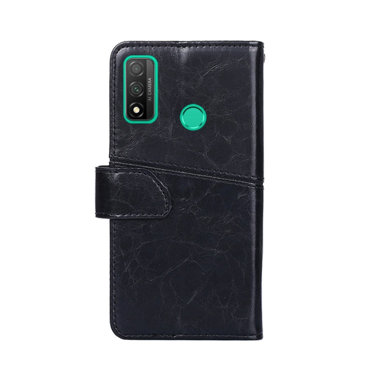 For Huawei P smart 2020 Geometric Stitching Horizontal Flip TPU + PU Leather Case with Holder & Card Slots & Wallet