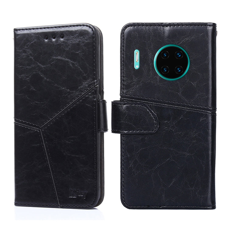 For Huawei Mate 30 Pro Geometric Stitching Horizontal Flip TPU + PU Leather Case with Holder & Card Slots & Wallet