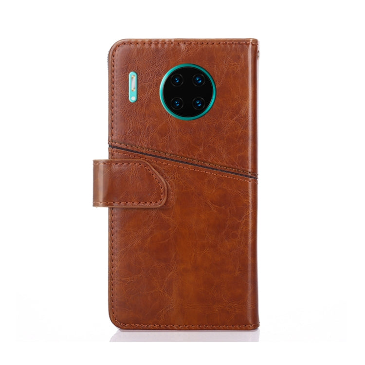 For Huawei Mate 30 Pro Geometric Stitching Horizontal Flip TPU + PU Leather Case with Holder & Card Slots & Wallet