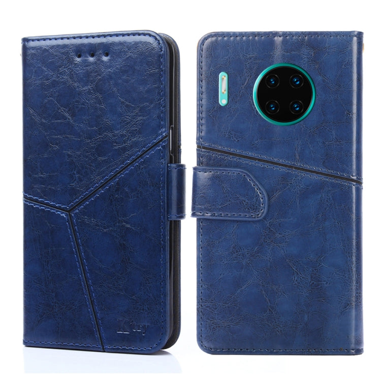 For Huawei Mate 30 Pro Geometric Stitching Horizontal Flip TPU + PU Leather Case with Holder & Card Slots & Wallet