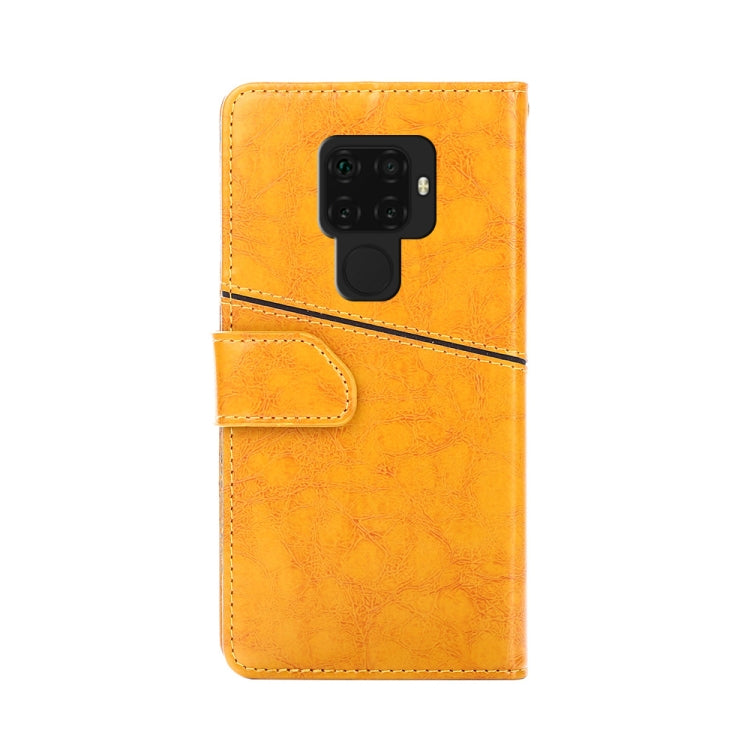 For Huawei Mate 30 Lite Geometric Stitching Horizontal Flip TPU + PU Leather Case with Holder & Card Slots & Wallet