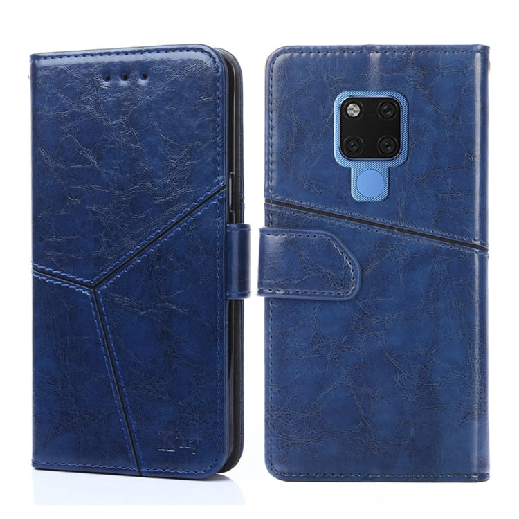 For Huawei Mate 20 Geometric Stitching Horizontal Flip TPU + PU Leather Case with Holder & Card Slots & Wallet
