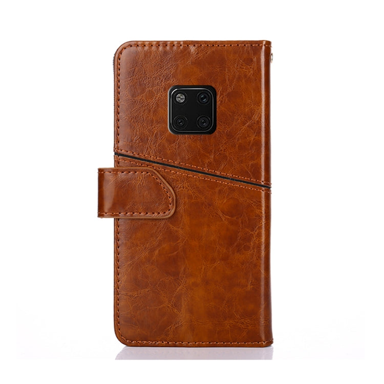 For Huawei Mate 20 Pro Geometric Stitching Horizontal Flip TPU + PU Leather Case with Holder & Card Slots & Wallet