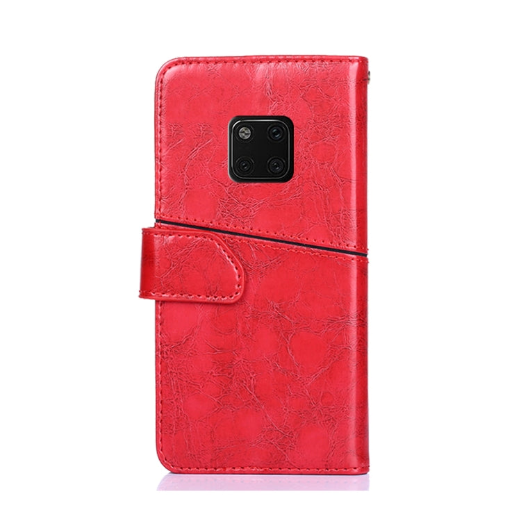 For Huawei Mate 20 Pro Geometric Stitching Horizontal Flip TPU + PU Leather Case with Holder & Card Slots & Wallet