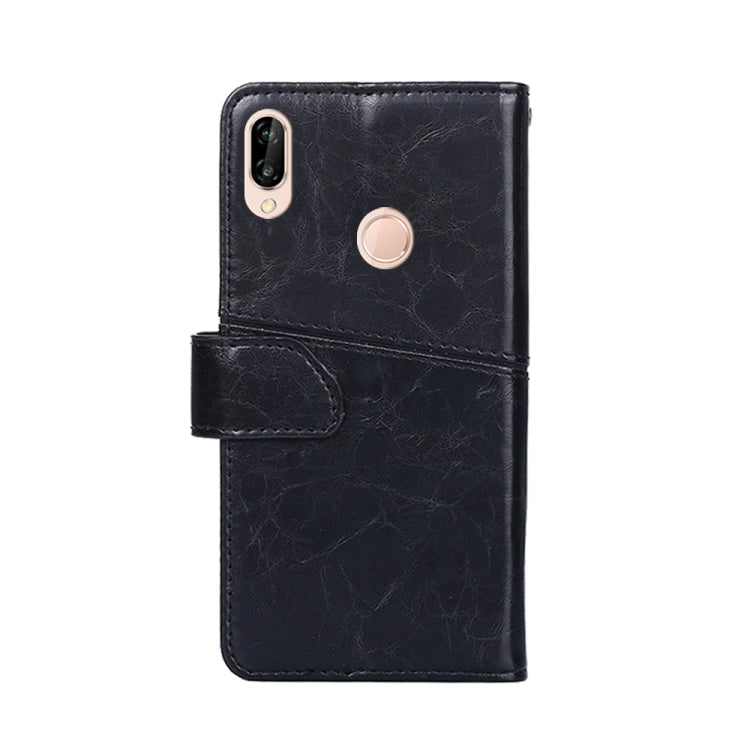 For Huawei P20 lite / nova 3e Geometric Stitching Horizontal Flip TPU + PU Leather Case with Holder & Card Slots & Wallet