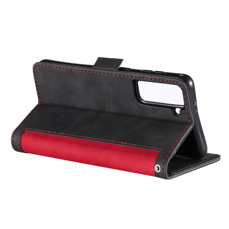 For Samsung Galaxy S21 5G Retro Splicing Horizontal Flip Leather Case with Card Slots & Holder & Wallet